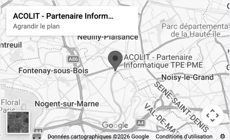 Plan d'AcolIT Prestataire informatique 93